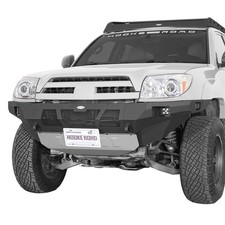 Off-road Front Bumper Steel W Skid Plate Light Fit 2003-2005 Toyota 4runner