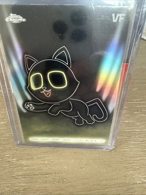 2026 Topps Chrome Veefriends Very Very Very Very Lucky Black Cat Neon Lights NE7