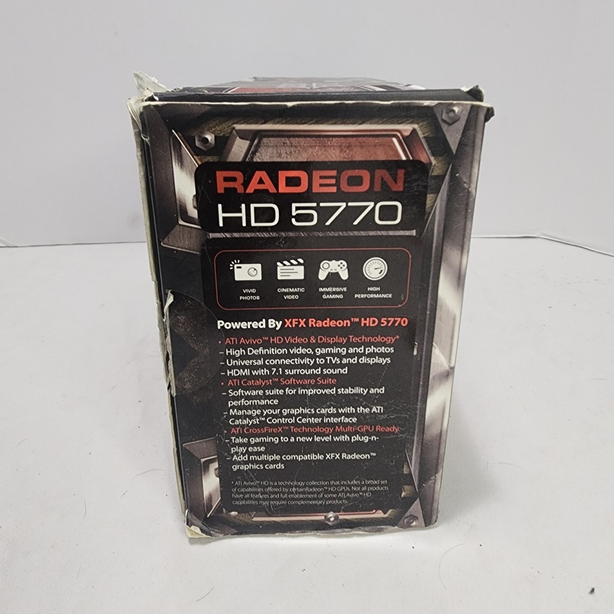 XFX Radeon HD 5770 1GB GDDR5 HD-577X-ZN PCI-E HDMI Dual DVI