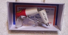 102025  VINTAGE WRIGHT MCGILL MIRACLE MINNOW MIB  LURE  2.5"