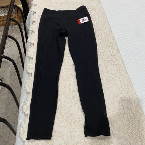 NWT Reebok Everyday Pocket Leggings Black Full Length Medium - 第 1/8 張圖片