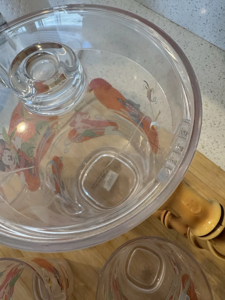 Disney Luau Tiki Melamine Pitcher and Cup Set - Image 3 of 4