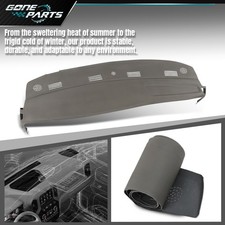 Soft Tpe Dashboard Dash Cover Overlay Gray Fits 2002-2005 Dodge Ram 1500 2500