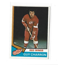 1974-75 O-Pee-Chee #57 Guy Charron MARK