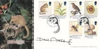 GB Sir DAVID ATTENBOROUGH Signed 1998 Bradbury ENDANGERED SPECIES FDC