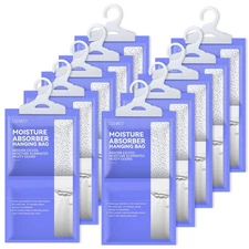Moisture Absorbers Packets 10 Pack, Dehumidifier Bags for Closet, Unscented H...