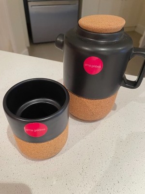 alma geea Kaffeekanne & passende Tasse - nagelneu - Öko/Nachhaltige portugiesische Marke