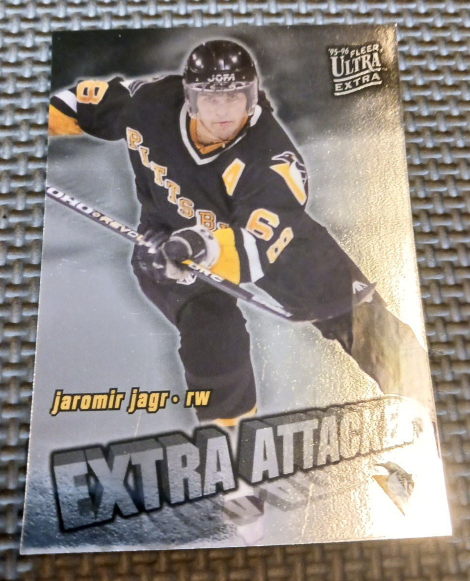 1995-96 Fleer Ultra Extra Attacker #9 Jaromir Jagr EX+