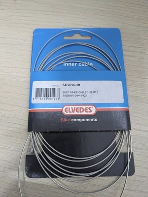 Elvedes Schaltinnenzug 3000 mm 19 strands, Niro, Ø 1,1mm, Nippel 4x4
