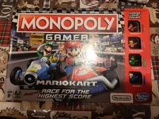 ✅Monopoly ✅Gamer Mario Kart Hasbro Board Game ✅Gaming ✅Nintendo ✅COMPLETE