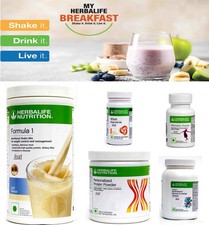 Herbalife Nutrition Combo Fórmula 1 Proteína Fresca Bienestar Tabletas Paquete