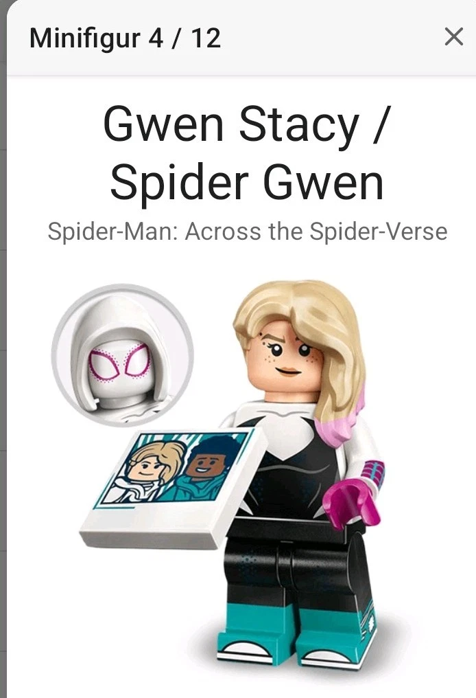 Lego Minifigures Spiderman