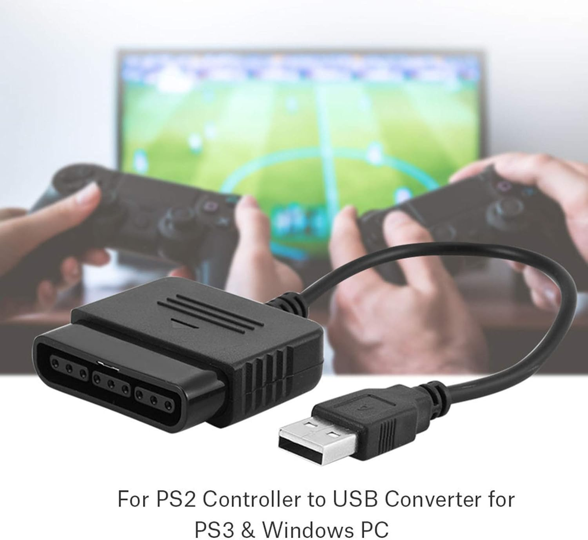 PS1/PS2 to PS3 Controller Adapter, PS1/2 to USB Cable for PC, PS3