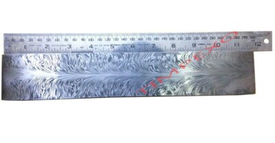 Damascus Bar Billet Feather Steel 12''x2''inch Bush Crafts Handmade Knife Making
