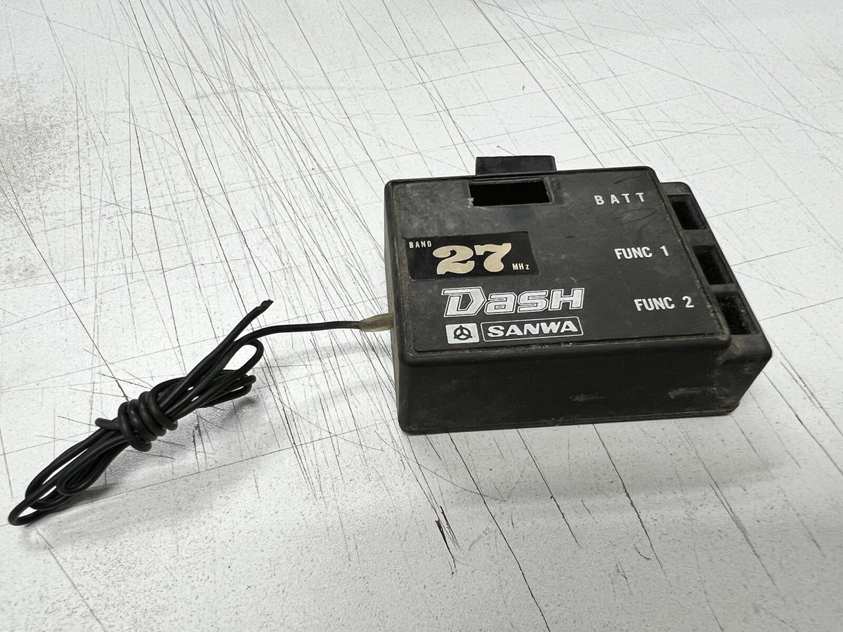 サンワ Super EXZES FM27MHz Used Vintage RC Sanwa DASH 27MHz Receiver Untested period