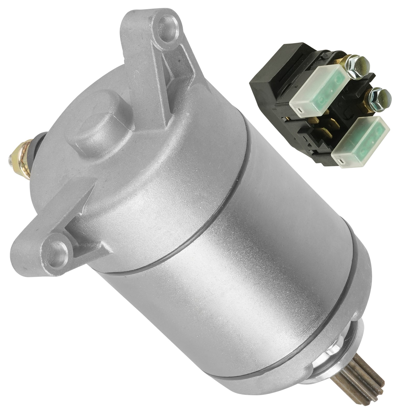 Starter & Solenoid for Yamaha YFZ450 YFZ45 YFZ 450 2004 2005 2006 2007