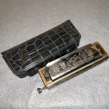 Vtg Hohner The Chromonica Chromatic Harmonica Model 260 Germany Key of G As-Is