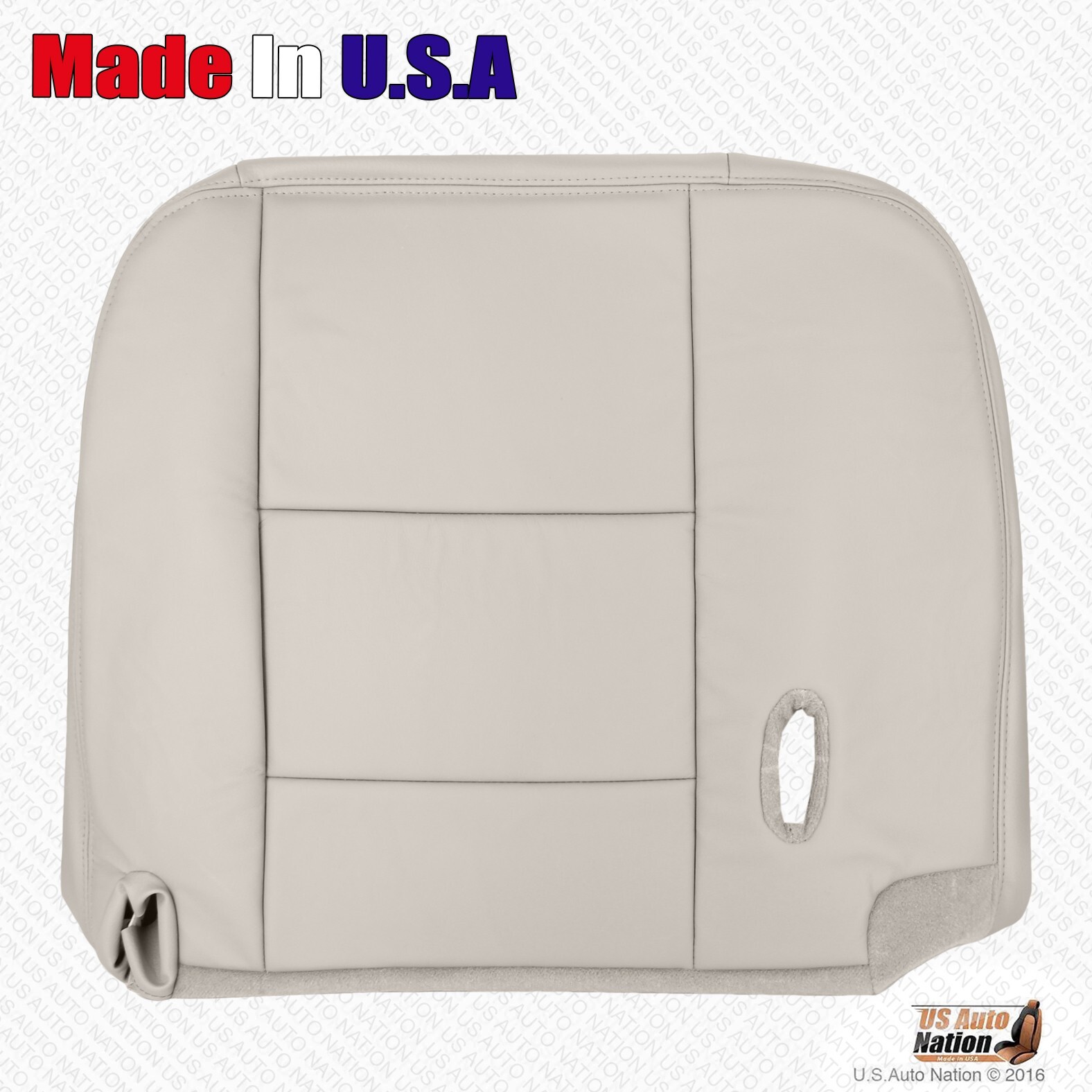 2005 Ford Crown Victoria Front Driver Bottom Replacement Leather Seat Cover Tan