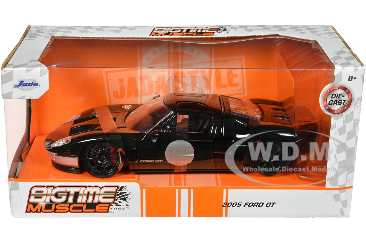 Ford GT 2005 Miniature Jada Toys 1/24 – Collection Big Time Muscle, Neuve Sous Boîte