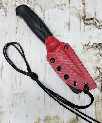 KYDEX SHEATH for MORA WOOD CARVING BASIC FT12658, NARROW CLIP,  MORAKYD039