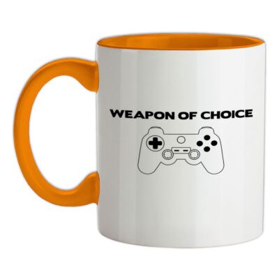 Waffe der Wahl Gamer - Keramiktasse - Spiel Gaming Geek Nerd PC
