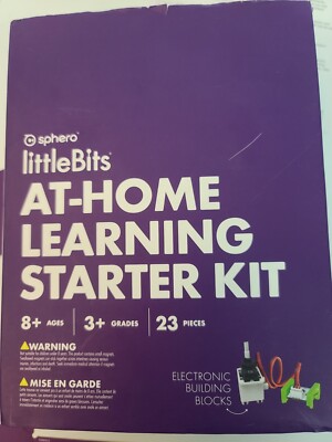 Sphero littleBits at-Home Learning Starter Kit NEW box has shelf damage-kit mint