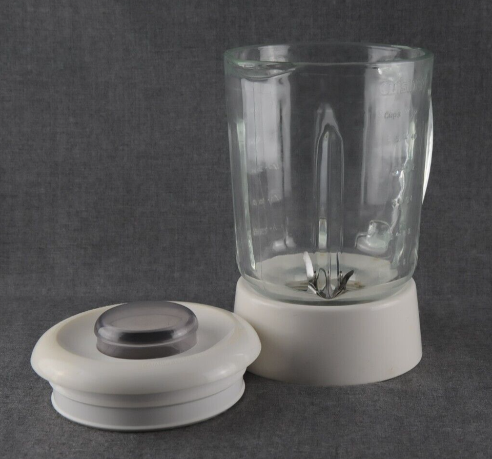 Cuisinart SmartPower Duet Replacement Glass Blender Jar Lid White