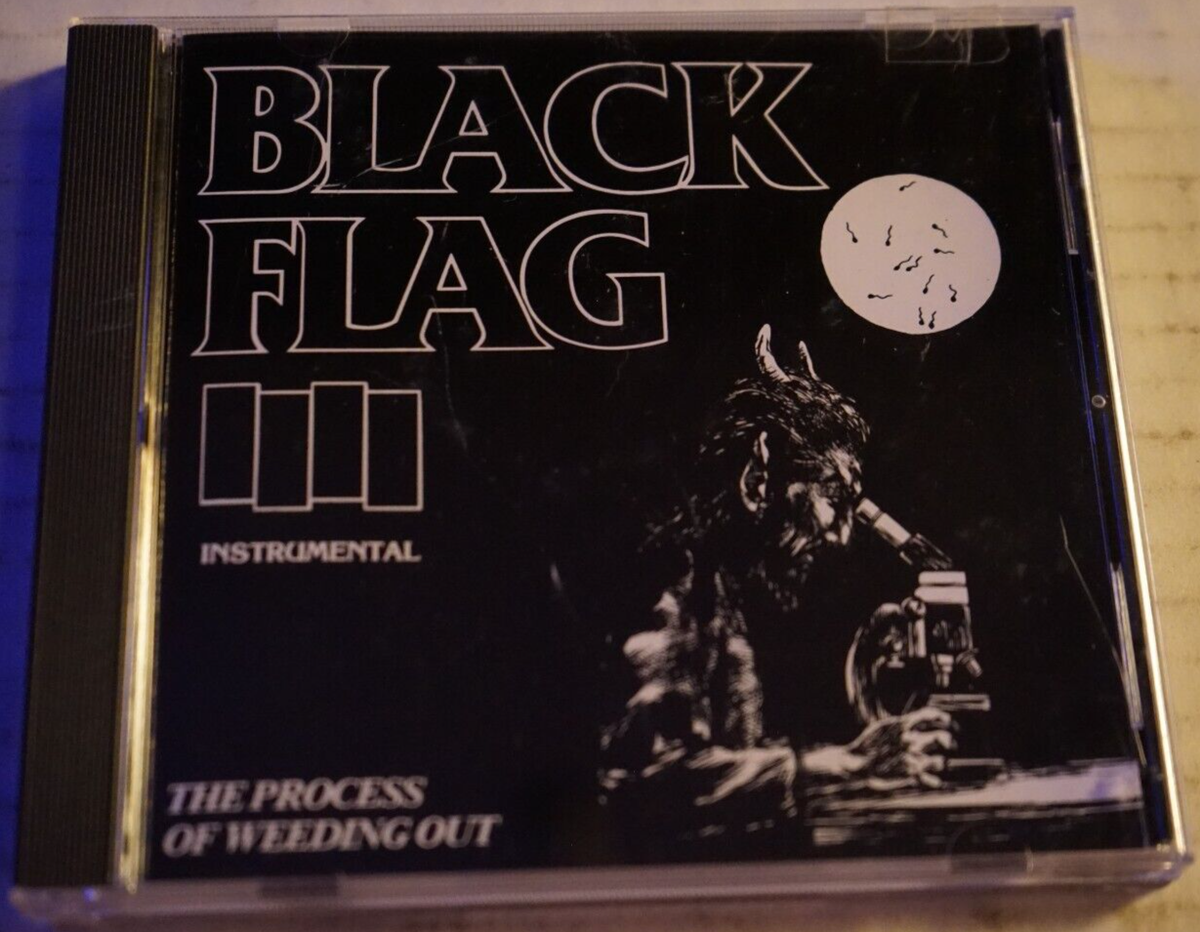 Black Flag The Process of Weeding Out CD 1990 Rare