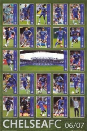FC CHELSEA POSTER Squad Collage RARE HOT NEW 24x36 - 第 1/1 張圖片