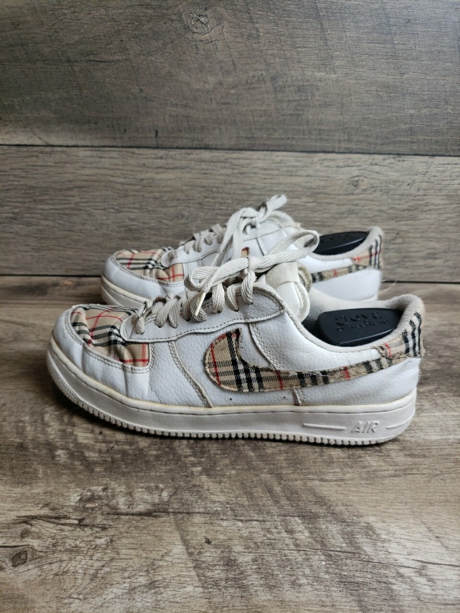 nike air force custom burberry