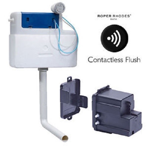 Tavistock Bottom Entry Concealed Contactless Flush Sensor Toilet Cistern Kit