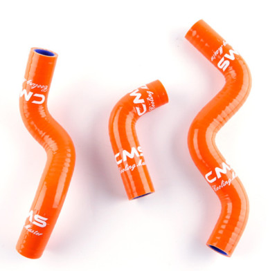 Tuyau De Refroidissement En Silicone Pour KTM 50 SX PRO JR PRO (2001-2008) - Orange - 3 Pièces - Haute Température Et Pression