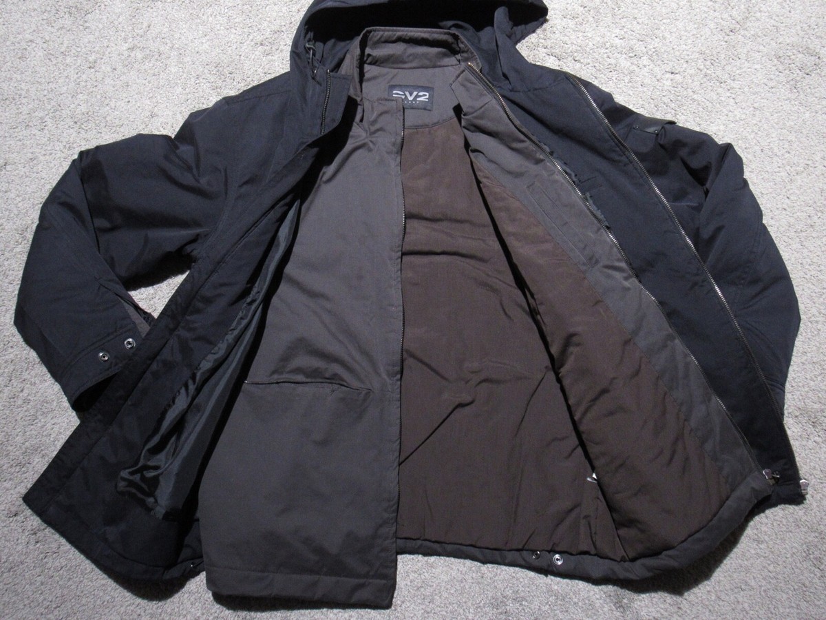GV2 JEANS Lined Hooded JACKET Mens LARGE Insulated Japanese Parka