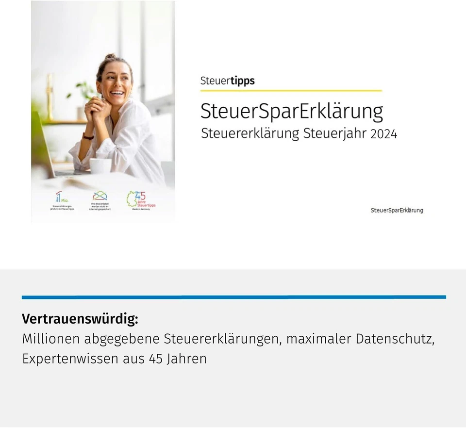 Steuertipps SteuerSparErklärung 2025 (Steuerjahr 2024) (PC/MAC) Key per eMail - Bild 2 von 4