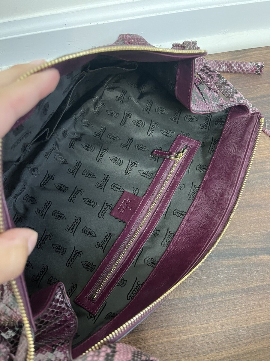 Gucci purple python hysteria clutch Tom Ford era | eBay Gucci purple python hysteria clutch Tom Ford era | eBay
