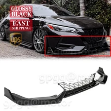 For Nissan Sentra SV B18 20-23 Skyline Style Front Bumper Lip Splitter W/ Grille