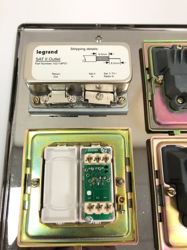 Enchufe de placa de medios de TV Legrand Synergy 13 amp 250v 206x267 mm - Imagen 8 de 10
