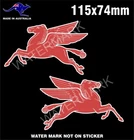 MOBIL PEGASUS STICKER DECAL PAIR