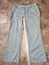 CC Filson Women Canvas Straight Leg Pants Utility Work Pants Size 14