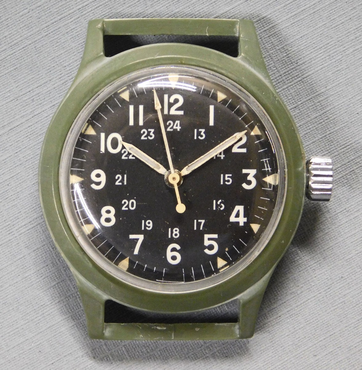 Benrus Belforte military watch Vietnam 1965 serviced h953