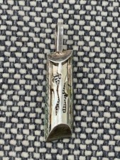 Vintage Israel Sterling Silver Judaica Filigree Pendant Possibly Travel Prayer