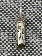 Vintage Israel Sterling Silver Judaica Filigree Pendant Possibly Travel Prayer