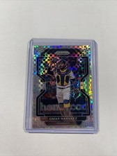 2022 Panini Prizm OMAR NARVAEZ Milwaukee Brewers POWER PLAID PRIZM #'d /75