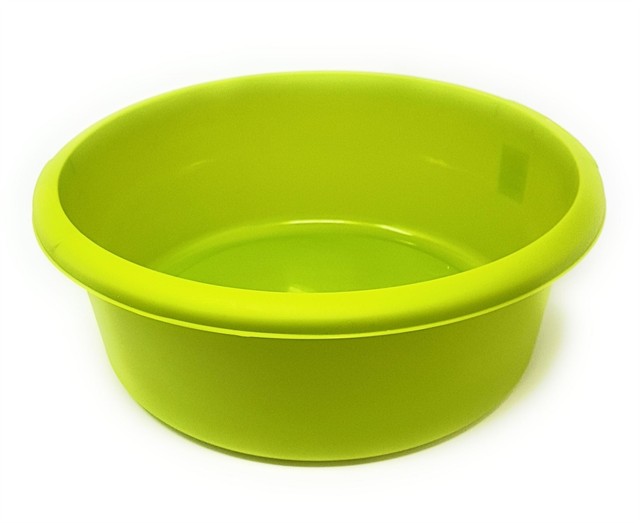 2 X LIME GREEN ROUND WASHING UP BOWL DISH 4L MADE IN UK eBay