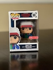 Funko Pop! Figura de vinilo 8 bits Stranger Things Dustin #18 exclusiva de Target
