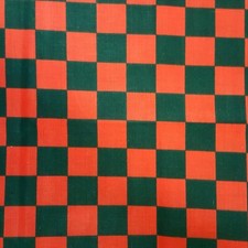 Red Black Racing Check Fabric 1" Checkerboard Print 60" By The Yard Party Decor