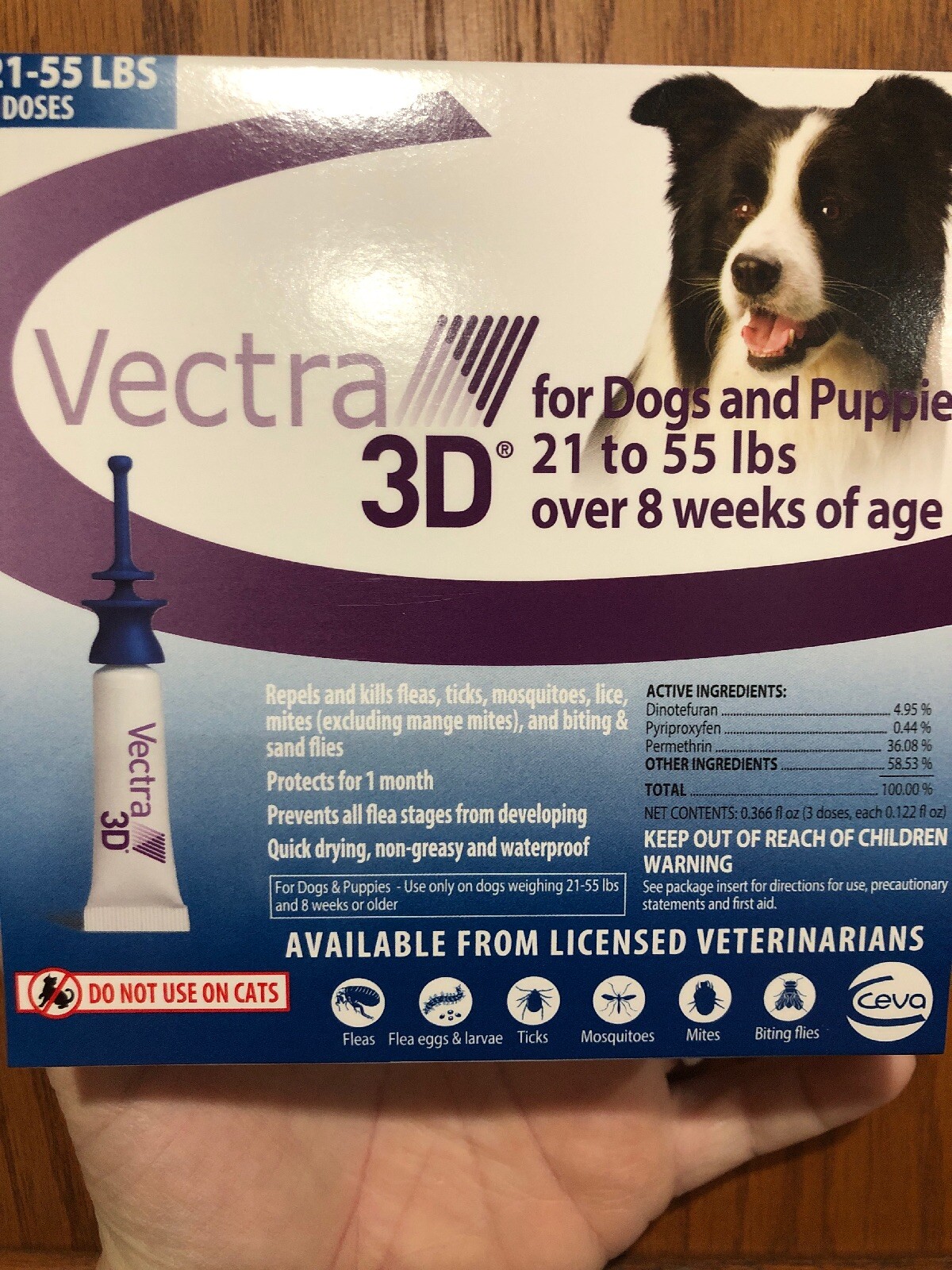 vectra 3d for dogs 21 55 lbs