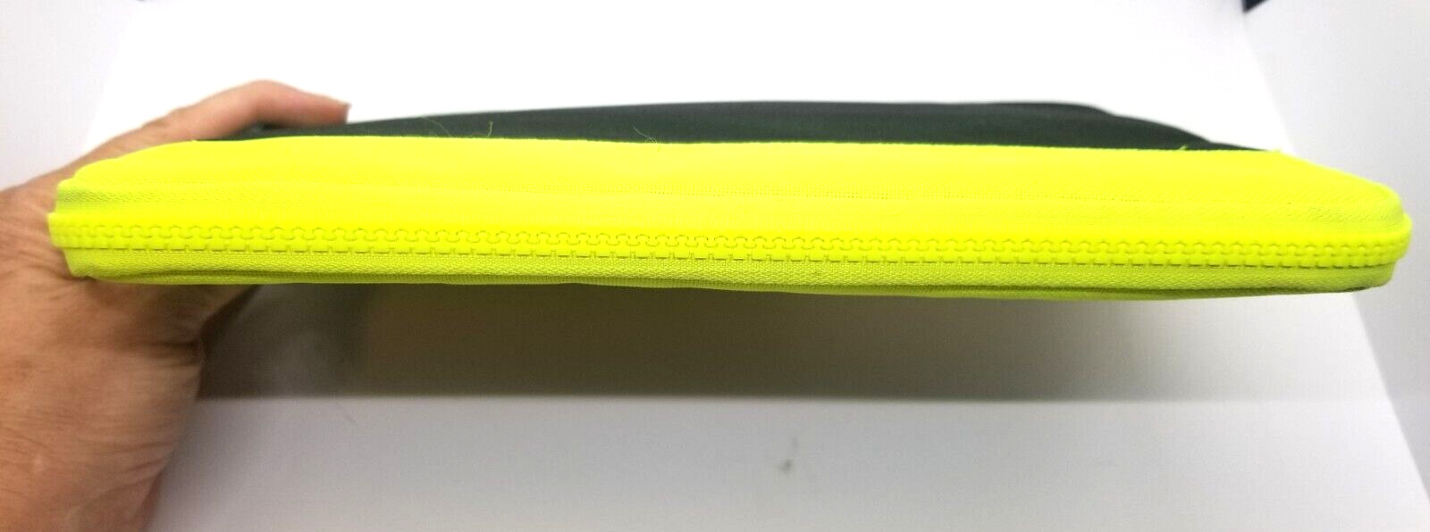 Herschel Supply Company, Pencil Pouch w/ Zipper, Black and Yellow, Canvas