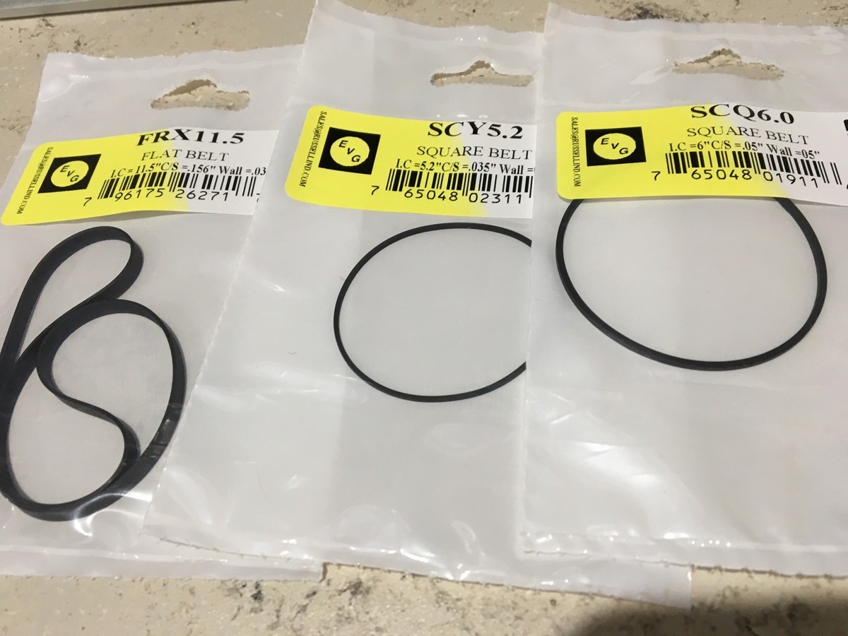 Courroie Plate De Rechange THAKKER VZ-3000 H Pour Platine Vinyle Sharp VZ-3000 H