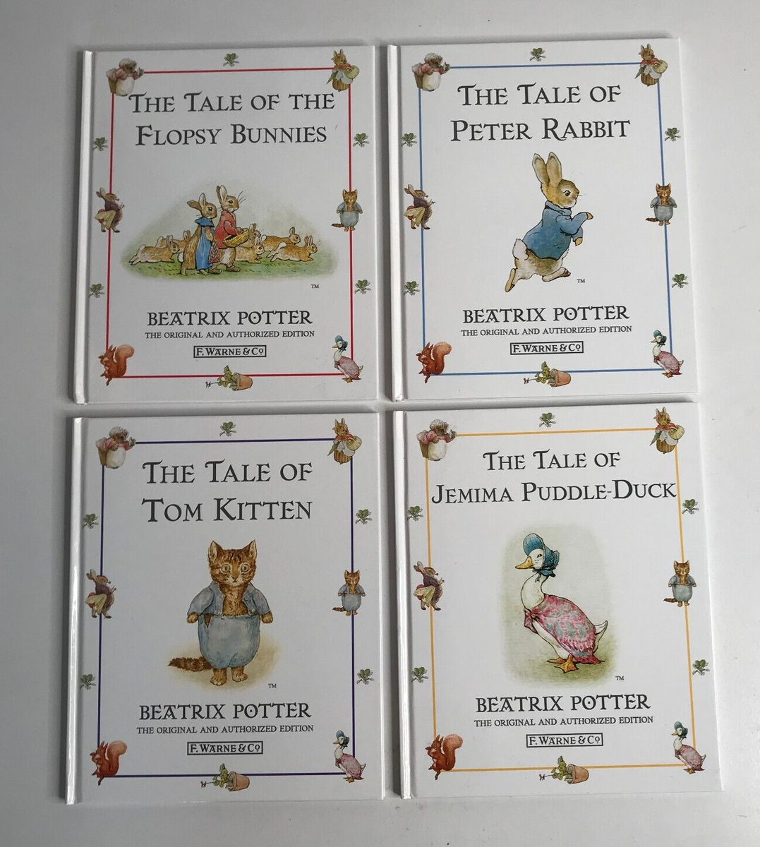 Beatrix Potter Vintage 1996 Book Set x 4 | eBay UK